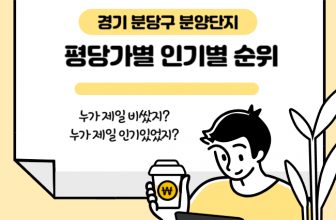 경기도 성남시 분양단지 평당가격 흥행성적 순위