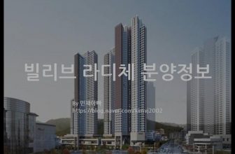 빌리브 라디체 분양정보(2021년 대구광역시 달서구)