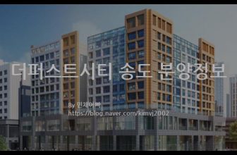 더퍼스트시티 송도 분양정보(2021년 인천광역시 연수구)