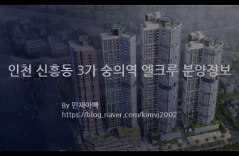 인천 신흥동 3가 숭의역 엘크루 분양정보(2021년 인천광역시 중구)